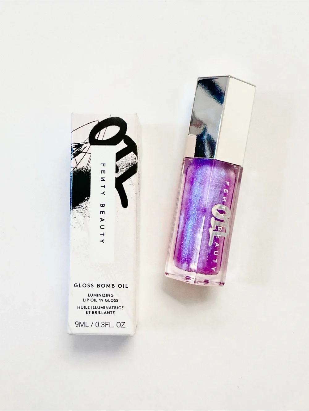 Fenty Gloss Bomb Oil Luminizing Lip Oil 'N Gloss • Miss Jellyfish • Lilac